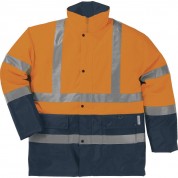STRADA2 kabát Fluo narancssárga-Tengerészkék több méretben